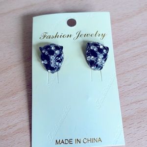 Bejeweled Black Panther Costume Jewelry -Brand New